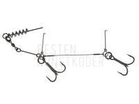 1x7 Titanium Corkscrew Stinger - #1/0 | 23kg BESTEN KUNSTKODER Angelshop