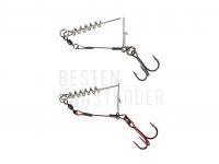 Carbon49 Corkscrew Stinger 1x#1 | 23kg | 2pcs BESTEN KUNSTKODER Angelshop