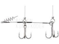 Dragon Dragon stingers with corkscrew for big soft baits