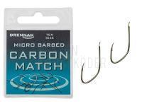Haken Drennan Carbon Match Micro Barbed Spade End - #14 BESTEN KUNSTKODER Angelshop