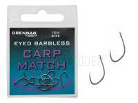 Haken Drennan Eyed Barbless Carp Match - #16 BESTEN KUNSTKODER Angelshop