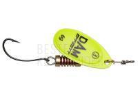 Effzett Spinner with single hook #2 / 4g - Yellow BESTEN KUNSTKODER Angelshop