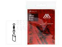 Mikado Wirbel mit German A Karabiner #2 - Matte Black