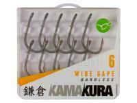 Haken Korda Kamakura Wide Gape Barbless #4 BESTEN KUNSTKODER Angelshop