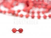 FutureFly Bead Chain Eyes 3.2 mm - Mat Metallic Red BESTEN KUNSTKODER Angelshop