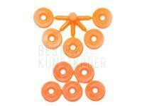 FutureFly MV-Disc 8 mm - Fl. Orange BESTEN KUNSTKODER Angelshop