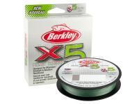 Berkley Geflochtene Schnüre X5 Braid Low-Vis Green 150m | 164yd | 0.12mm BESTEN KUNSTKODER Angelshop