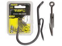 Haken Black Cat Ghost Rig Hook DG Coating 5 pcs #5/0 BESTEN KUNSTKODER Angelshop