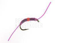 Glajcha Polish Worm fl. orange tag - no. 8 BESTEN KUNSTKODER Angelshop