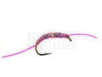 Glajcha Polish Worm fl. yellow tag - no. 8 BESTEN KUNSTKODER Angelshop