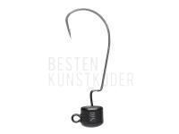 JigKöpfen Savage Gear Ned EWG Jighead Matt Black 3pcs #3/0 7g BESTEN KUNSTKODER Angelshop