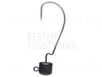 JigKöpfen Savage Gear Ned EWG Jighead Matt Black 3pcs #5/0 7g BESTEN KUNSTKODER Angelshop