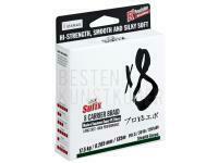Geflochtene Schnur Sufix X8 Braid Stealth Green - 120m 0.128mm BESTEN KUNSTKODER Angelshop