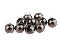 Tungsten Beads Slotted Beads - Black Nickel 2.8mm BESTEN KUNSTKODER Angelshop