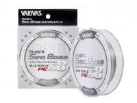 Geflechtschnur Varivas Avani Seabass Max Power PE X8 Stealth Gray 150m #1.5 BESTEN KUNSTKODER Angelshop