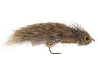 Streamer Grey Zonker Gold Mylar no. 6 BESTEN KUNSTKODER Angelshop