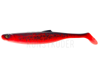 Gummifish Headbanger BangerShad 22cm 42g - Red/Black BESTEN KUNSTKODER Angelshop