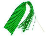 Wapsi Barred Round Rubber Medium - Chartreuse / Black BESTEN KUNSTKODER Angelshop