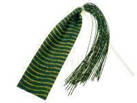 Wapsi Barred Round Rubber Medium - Dark Olive / Gold BESTEN KUNSTKODER Angelshop