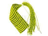 Wapsi Barred Round Rubber Medium - Yellow / Black BESTEN KUNSTKODER Angelshop