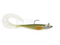 Gummifishe Delalande Zand Curly 12cm + główka jigowa 14g - 395 Natural Sunflower BESTEN KUNSTKODER Angelshop