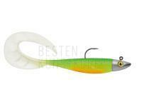 Gummifishe Delalande Zand Curly 12cm + jig head 14g - 66 - FIRE TIGER PAIL BESTEN KUNSTKODER Angelshop
