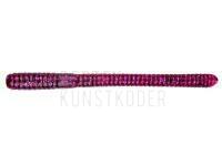 Gummifische Perch Professor Flying Worm 2” 5cm - #02 Purple Pepper BESTEN KUNSTKODER Angelshop