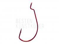 Haken Gamakatsu Worm Offset EWG #2 Red BESTEN KUNSTKODER Angelshop