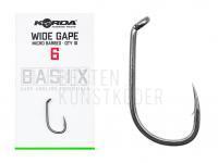 Haken Korda Basix Wide Gape Barbed - #6 BESTEN KUNSTKODER Angelshop