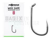 Haken Korda Basix Wide Gape Barbed - #8 BESTEN KUNSTKODER Angelshop