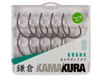 Haken Korda Kamakura Krank Barbless #8 BESTEN KUNSTKODER Angelshop