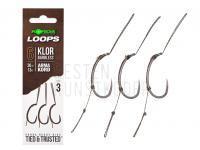 Haken Korda Loop Rigs Klor Barbless #6B 30lb 13kg 3pcs