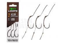 Haken Korda Loop Rigs Klor Micro Barbed #2 50lb 22kg 3pcs