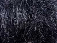 Hareline Dubbin Ripple Ice Hair 4 Inch - #11 Black BESTEN KUNSTKODER Angelshop