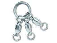 Dreiwegewirbel Black Cat HD 3 Way Swivle 80mm 100kg 1pcs BESTEN KUNSTKODER Angelshop