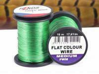 Hends Flat Colour Wire Medium - BRIGHT GREEN BESTEN KUNSTKODER Angelshop