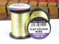 Hends Flat Colour Wire Medium - LIGHT GOLD BESTEN KUNSTKODER Angelshop