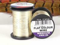 Hends Flat Colour Wire Medium - YELLOW GOLD BESTEN KUNSTKODER Angelshop