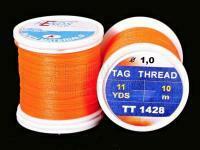 Hends Tag Thread - Hot Orange Fluo BESTEN KUNSTKODER Angelshop