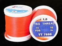 Hends Tag Thread - Hot Red-Orange Fluo BESTEN KUNSTKODER Angelshop