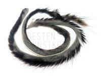 Hends Zonker Strip Muskrat 2.5mm - Natural - Black tip BESTEN KUNSTKODER Angelshop