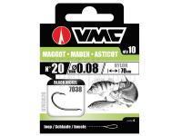 Leader VMC nylon Maggot 7038 loop | 70cm | 10pcs | #16 | 0.10mm BESTEN KUNSTKODER Angelshop