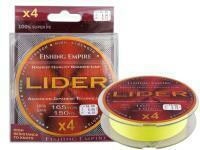 Geflechtschnur Fishing Empire Lider X4 150m fluo yellow - 0.14mm BESTEN KUNSTKODER Angelshop
