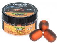 Jaxon Dumbels Duo Color Pop-Up Method Feeder 30g 8/10mm - Orange-Chocolate BESTEN KUNSTKODER Angelshop