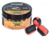 Jaxon Dumbels Duo Color Pop-Up Method Feeder 30g 8/10mm - Strawberry-Halibut BESTEN KUNSTKODER Angelshop