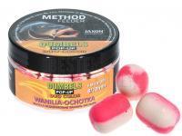 Jaxon Dumbels Duo Color Pop-Up Method Feeder 30g 8/10mm - Vanilla-Bloodworm BESTEN KUNSTKODER Angelshop