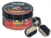 Jaxon Dumbels Duo Color Sinking Method Feeder 50g 8/10mm - Halibut-Garlic BESTEN KUNSTKODER Angelshop