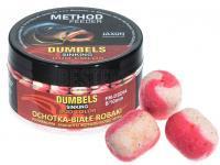Jaxon Dumbels Duo Color Sinking Method Feeder 50g 8/10mm - Bloodworm-Maggots BESTEN KUNSTKODER Angelshop