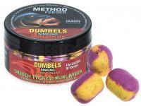 Jaxon Dumbels Duo Color Sinking Method Feeder 50g 8/10mm - Tigernuts-Corn BESTEN KUNSTKODER Angelshop