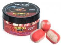 Jaxon Dumbels Duo Color Sinking Method Feeder 50g 8/10mm - Vanilla-Bloodworm BESTEN KUNSTKODER Angelshop
